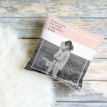 Modern Photo Pastel Rosa Family Loely Gift