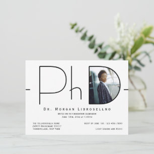 Modern Photo PhD Studenten Inbjudningar
