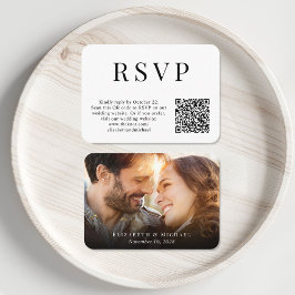 Modern Photo QR-Bröllop OSA Tilläggskort