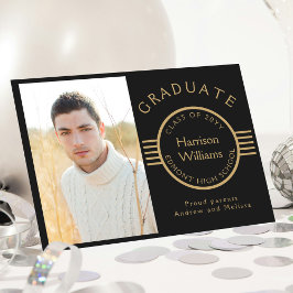 Modern Photo Student Guld Rand Anpassningsbar Meddelande