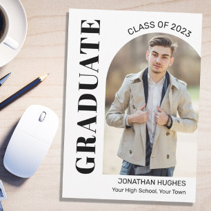 Modern Photo Studenten-meddelande Inbjudningar