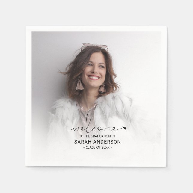 Modern Photo Studenten Pappersservett (Framsidan)