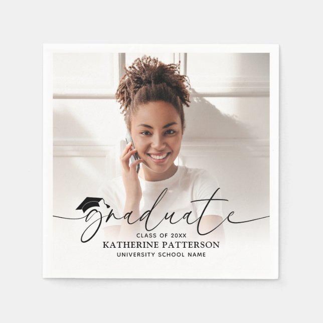 Modern Photo Studenten Pappersservett (Framsidan)