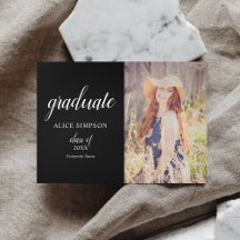 Modern Photo Studenten Tri-Fold-meddelande