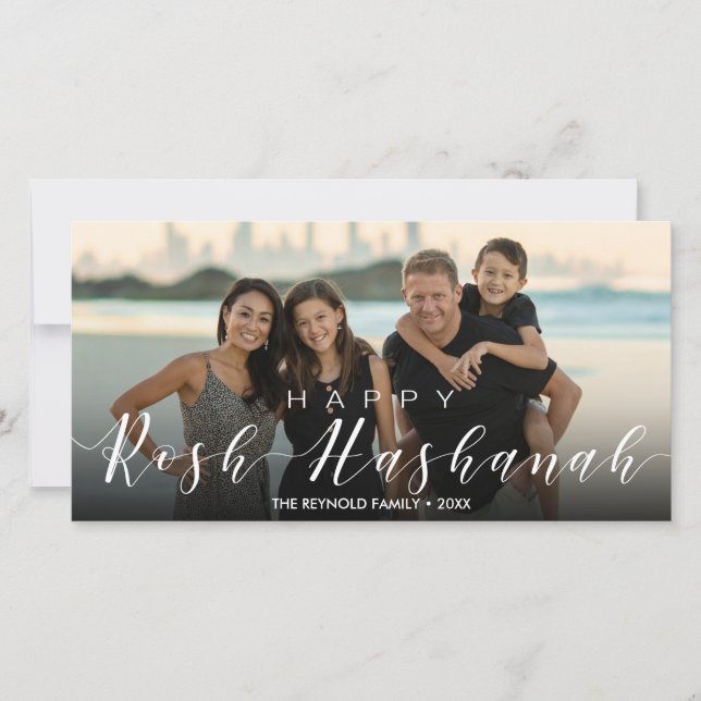 Modern Photo Typography Rosh Hashanah Nyår (Framsida)