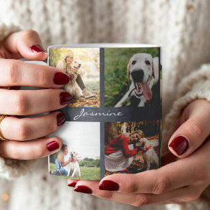 Modern Photos Hund Chalkboard Kaffemugg