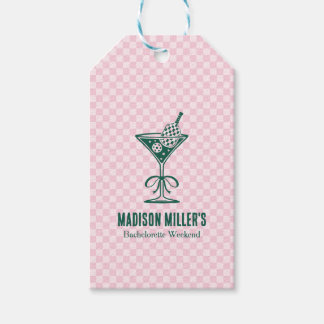 Modern Pickleball & Prosecco Bachelorette Weekend Presentetikett