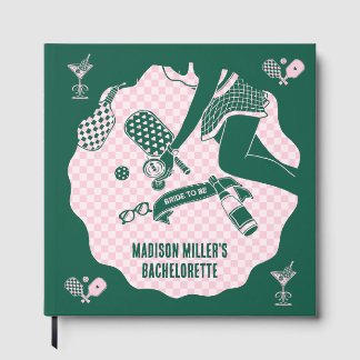Modern Pickleball & Prosecco Systerfesthelg Gästböcker
