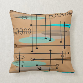 Modern Pillow Atomic 11 i mitten av århundradet Kudde