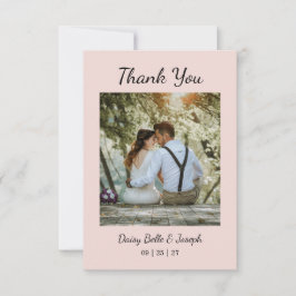 Modern Pink Blush wedding Tack Kort