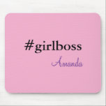 Modern Pink Girl Boss & Name | best Girly Mousepad Musmatta<br><div class="desc">Introducing the Modern Pink Girl Boss & Name collection on Zazzle! This trendy and stylish collection is perfect for all the strong, independent women out there who are rocking their careers and making a statement. Whether you're a girl boss yourself or looking for a fabulous gift for one, this collection...</div>