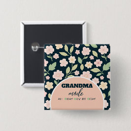 Modern Pink Wildflowers Pattern Knapp