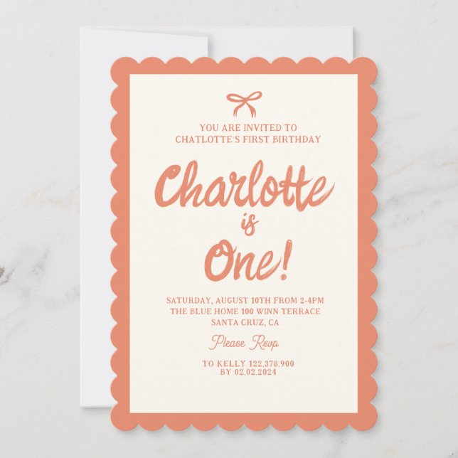 Modern Pinky Coctails Blush Hello 21 21St Birthday Inbjudningar (Framsida)