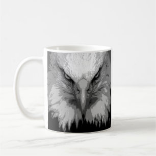 Modern PIP Art Eagle Head Template Animals Kaffemugg