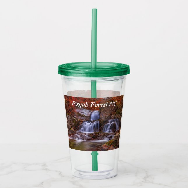 Modern Pisgah Forest NC Take Away Mugg (Framsida)