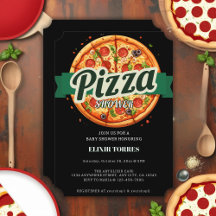 Modern Pizzafest Baby Shower