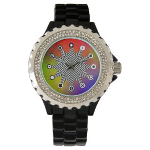 Modern Plasma (Binary Ansikte) av Kenneth Yoncich Armbandsur