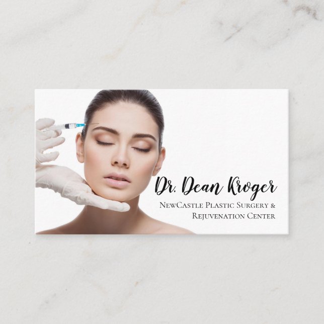 Modern Plastic Surgery & Rejuvenation Center Visitkort (Framsida)
