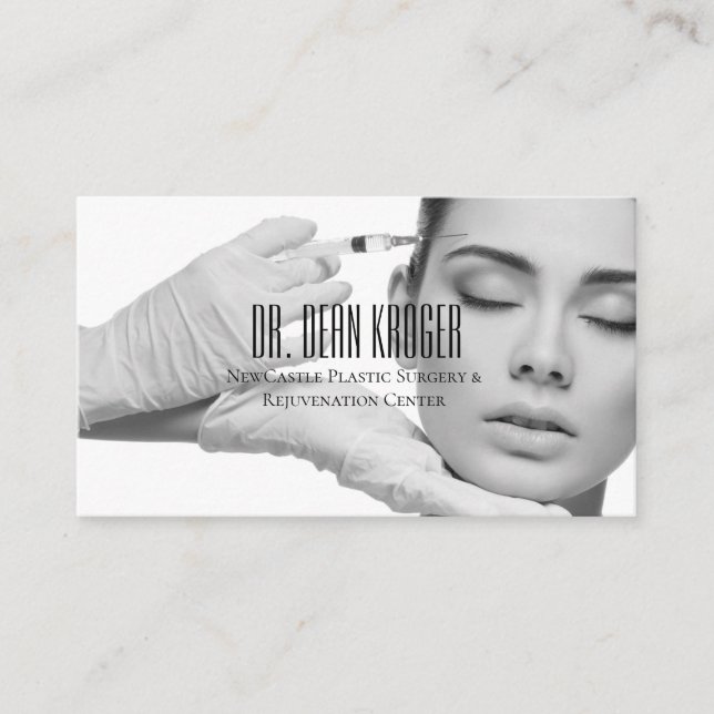 Modern Plastic Surgery & Rejuvenation Center Visitkort (Framsida)