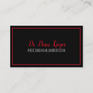 Modern Plastic Surgery & Rejuvenation Center Visitkort