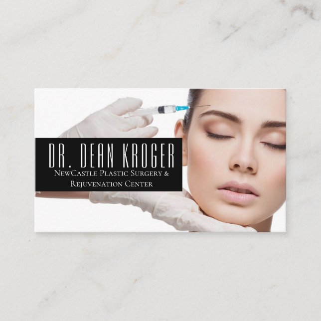 Modern Plastic Surgery & Rejuvenation Center Visitkort (Framsida)