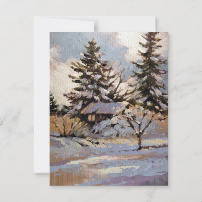 Modern platt anteckningskort (Framsida)