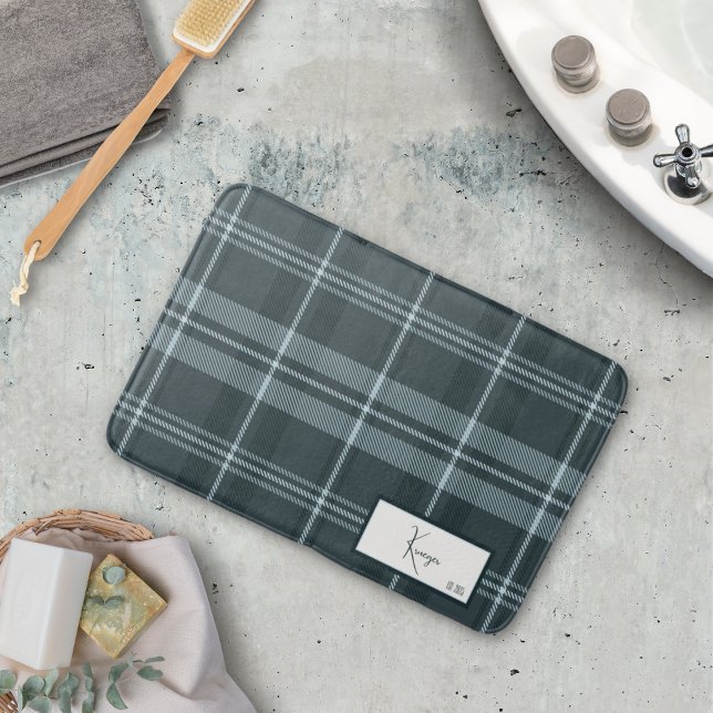 Modern Play Storm Grått Bath Mat Badrumsmatta (Skapare uppladdad)