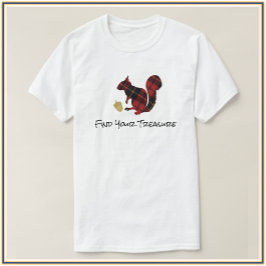 Modern Play Struktur Squirrel och Acorn T Shirt
