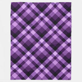 Modern Plum Lila Play Large Fleece Blanket