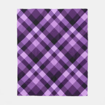 Modern Plum Lila Play Medium Fleece Blanket