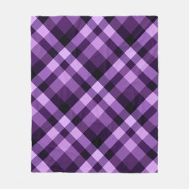 Modern Plum Lila Play Medium Fleece Blanket
