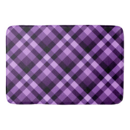 Modern Plum Lila Play Mönster Large Bath Mat Badrumsmatta