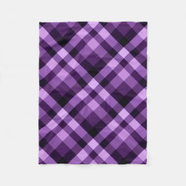 Modern Plum Lila Pput Small Fleece Blanket