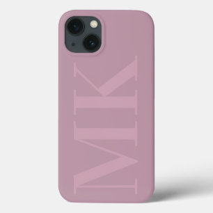 Modern plum ro initialer-minimalist