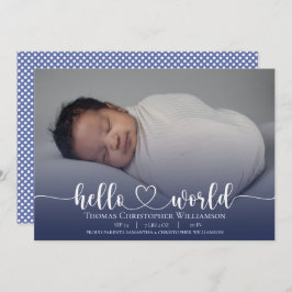 Modern Pojke-annonseringsfotoskript Meddelande