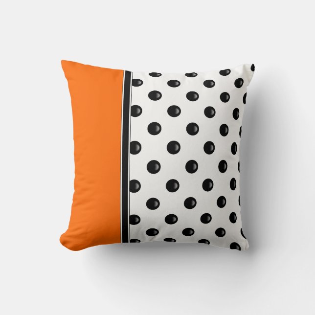 Modern polka Dot Dekorativ kudde (Framsida)
