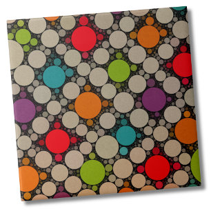 Modern Polka dots i nuet Kakelplatta