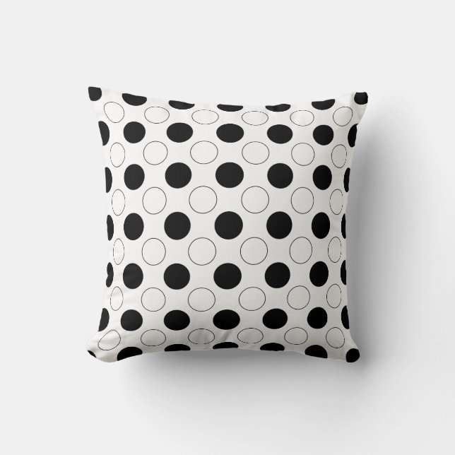 Modern Polka dots Kudde (Framsida)