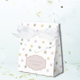 Modern Polkadot Favoritbox Tält Presentaskar