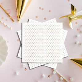 Modern Polkadot Party Napkins Pappersservett