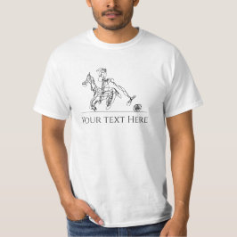 Modern Polo Player Horse T Shirt