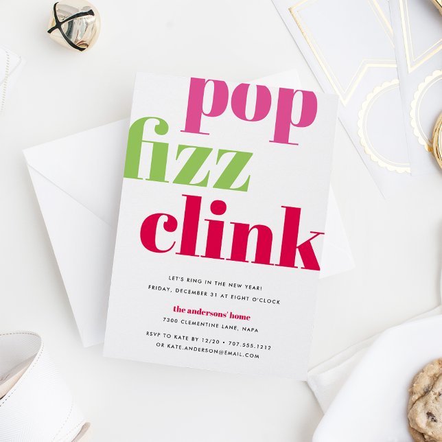 Modern Pop | Inbjudan till Nyårsafton-part (Skapare uppladdad)