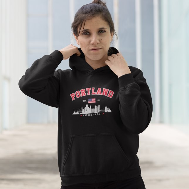 Modern Portland Cityscape T Shirt (Skapare uppladdad)