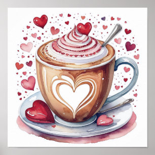 Modern poster konstkaffe
