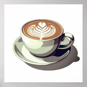 Modern poster konstkaffe