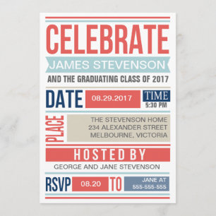 Modern poster studenten meddelande