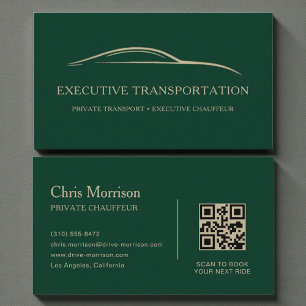 Modern Premium Limousinservice Visitkort