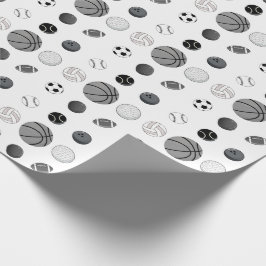 Modern presentpapper för flersportsfödelsedagar fö