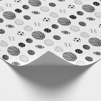 Modern presentpapper för flersportsfödelsedagar fö