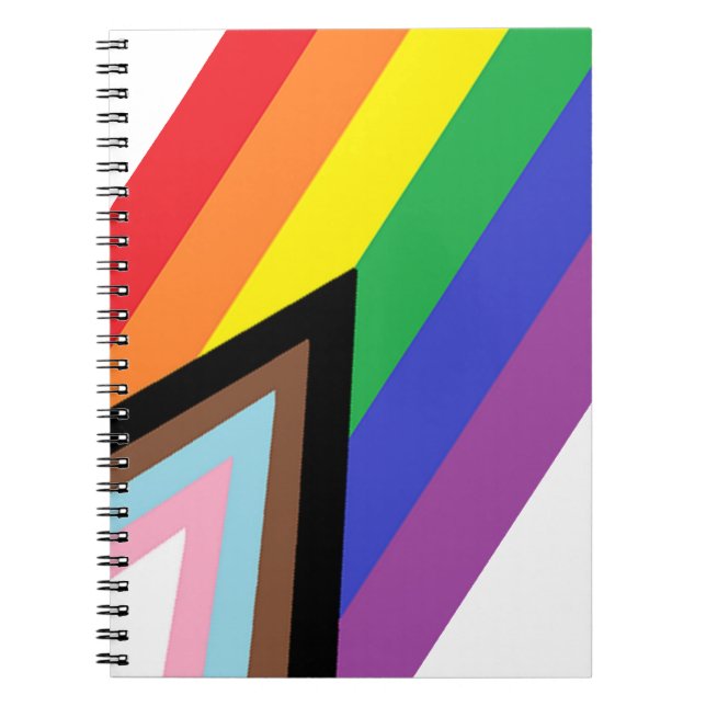 "Modern Pride Flagga" Anteckningsbok (Framsidan)